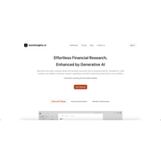 StockInsights AI – AI-Powered Equity Research & Financial Analytics
