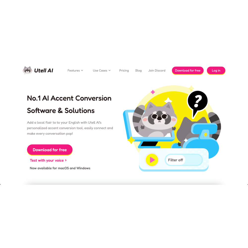Utell AI – Real-Time AI Speech Enhancement & Accent Conversion