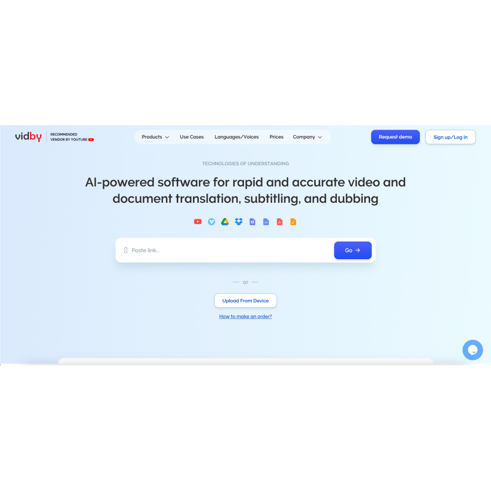 Vidby – AI Video Translation & Localization Tool