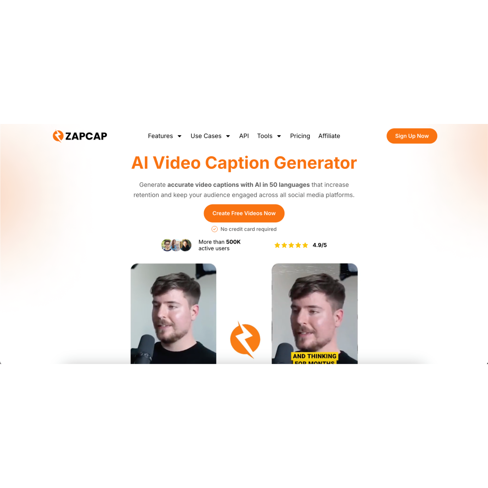 ZapCap – AI-Powered Video Editing & Captioning Tool